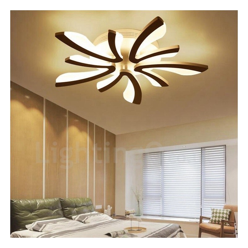 Lampadario moderno contemporaneo a 5 luci con LED integrato