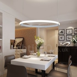 Lampadario moderno contemporaneo Ring 40 cm LED integrato