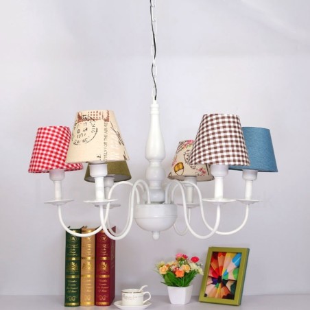 Lampadario classico tradizionale in metallo con LED integrato 1200 x 1200 mm