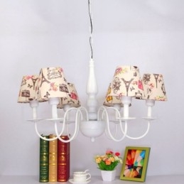 Lampadario classico tradizionale in metallo con LED integrato 1200 x 1200 mm