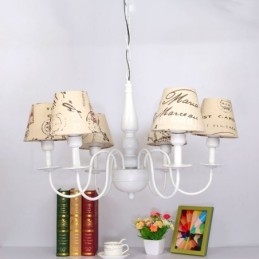 Lampadario classico tradizionale in metallo con LED integrato 1200 x 1200 mm