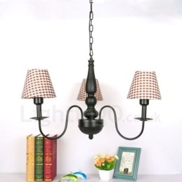 Lampadario classico tradizionale in metallo con LED integrato 3 luci 1200 x 1200 mm