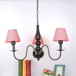 Lampadario classico tradizionale in metallo con LED integrato 3 luci 1200 x 1200 mm