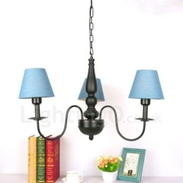 Lampadario classico tradizionale in metallo con LED integrato 3 luci 1200 x 1200 mm
