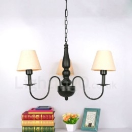 Lampadario classico tradizionale in metallo con LED integrato 3 luci 1200 x 1200 mm