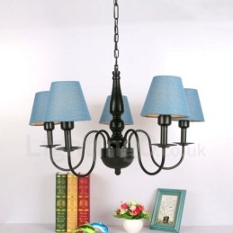 Lampadario mediterraneo in metallo con LED integrato 1200 x 1200 mm