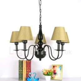 Lampadario mediterraneo in metallo con LED integrato 1200 x 1200 mm
