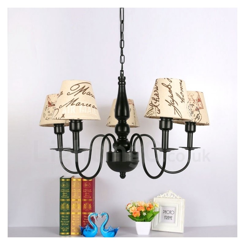 Lampadario mediterraneo in metallo con LED integrato 1200 x 1200 mm