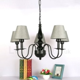 Lampadario mediterraneo in metallo con LED integrato 1200 x 1200 mm