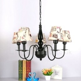 Lampadario mediterraneo in metallo con LED integrato 1200 x 1200 mm