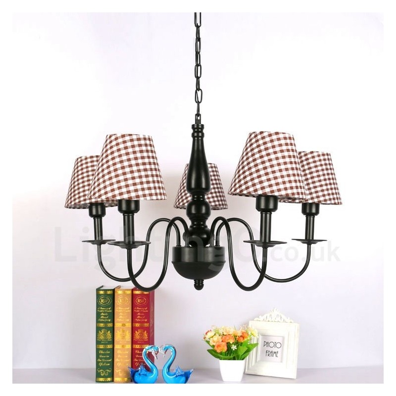Lampadario mediterraneo in metallo con LED integrato 1200 x 1200 mm