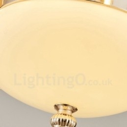 Lampadario classico in metallo con LED integrato 8 luci 75x50 cm