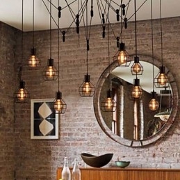 Lampadario a sospensione creativo stile americano 12 luci