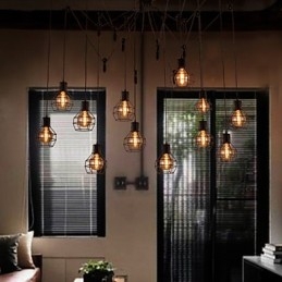 Lampadario a sospensione creativo stile americano 12 luci