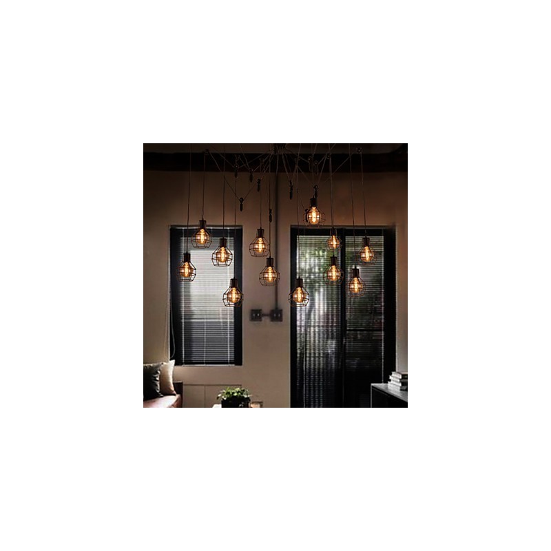 Lampadario a sospensione creativo stile americano 12 luci