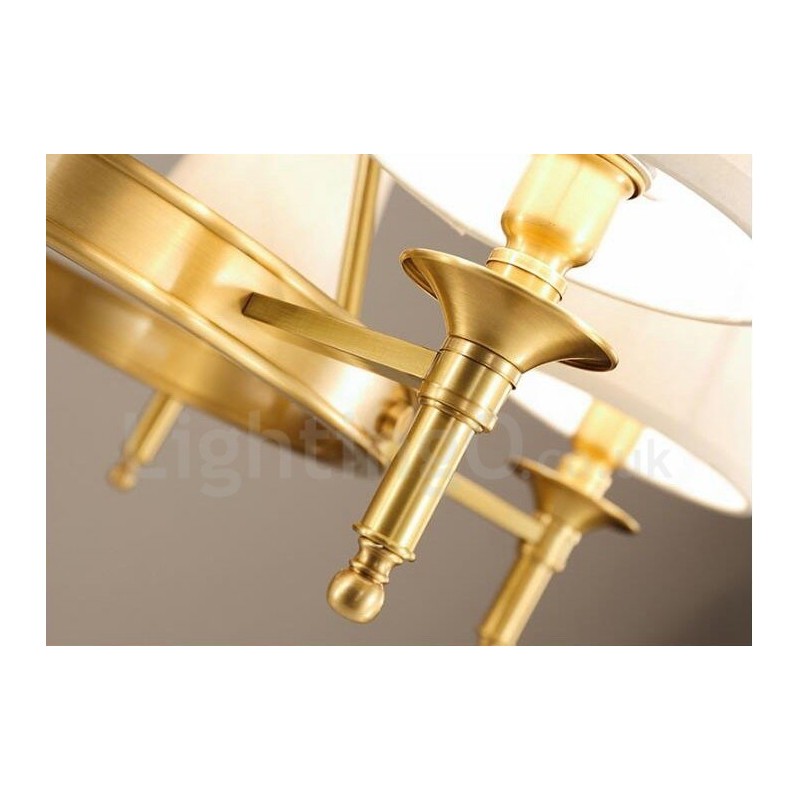 Lampadario LED integrato Rustic Lodge in metallo a 10 luci 103 x 56 cm