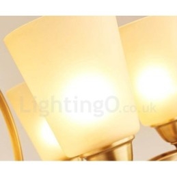 Lampadario LED integrato Rustic Lodge in metallo a 10 luci 96 x 52 cm
