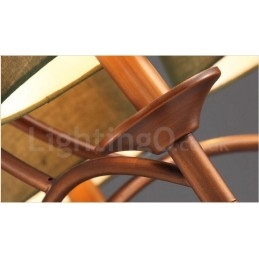 Lampadario rustico Lodge in metallo con LED integrato 8 luci 85x58 cm