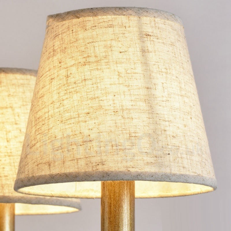 Lampadario rustico Lodge in metallo con LED integrato 8 luci 88x65 cm