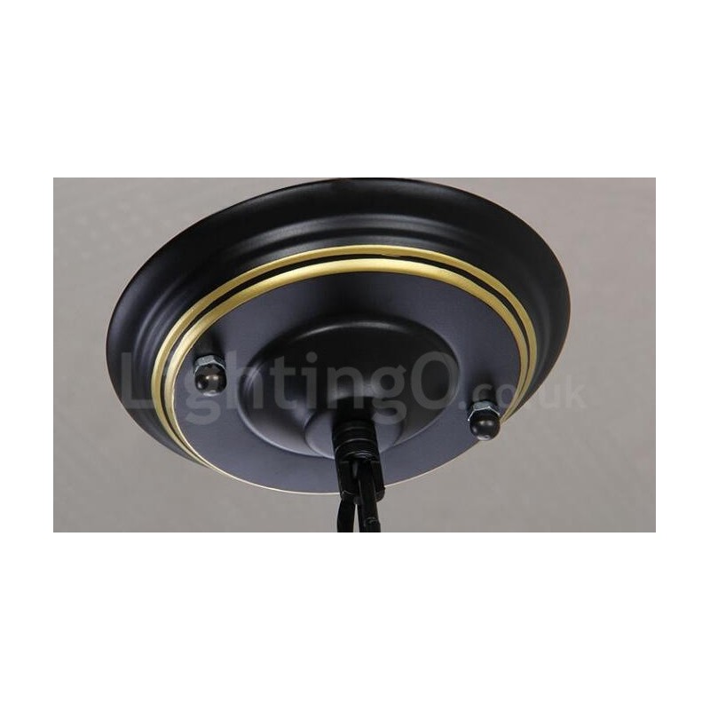 Lampadario rustico Lodge a LED integrato 8 luci in metallo 76 x 52 cm