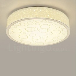 Lampada da soffitto LED integrato in metallo 40x40 cm con telecomando