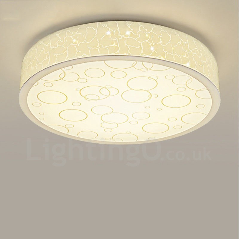 Lampada da soffitto LED integrato in metallo 40x40 cm con telecomando