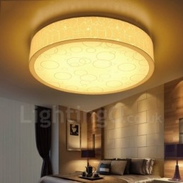 Lampada da soffitto LED integrato in metallo 40x40 cm con telecomando