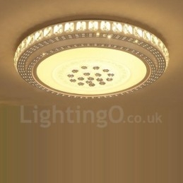 Lampada da soffitto LED integrato in metallo 50x50 cm per bagno con telecomando