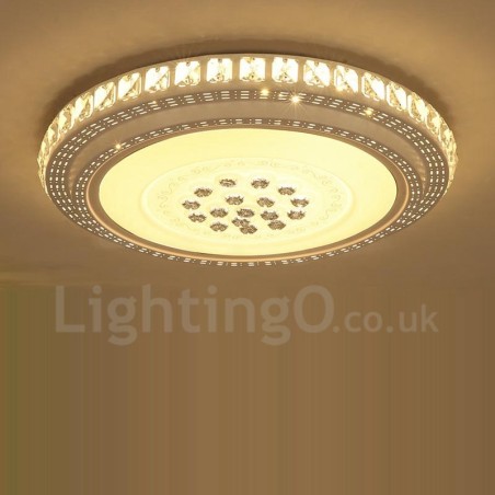 Lampada da soffitto LED integrato in metallo 50x50 cm per bagno con telecomando
