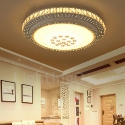 Lampada da soffitto LED integrato in metallo 50x50 cm per bagno con telecomando