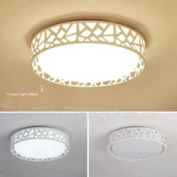 Lampada da soffitto moderna con LED integrato e telecomando 45x10 cm