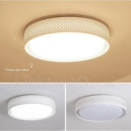 Lampada da soffitto moderna contemporanea LED integrato in metallo 45x10 cm
