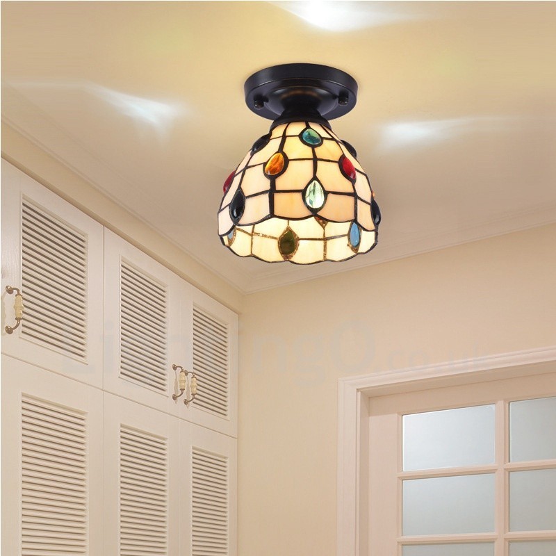 Lampada da soffitto mediterranea LED integrato 15 x 23 cm