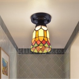 Lampada da soffitto mediterranea LED integrata 15 x 23 cm