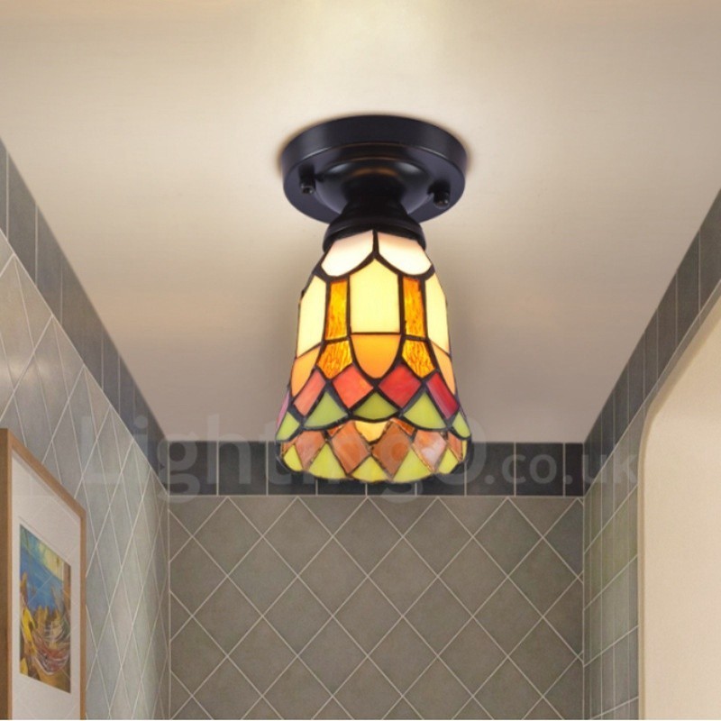 Lampada da soffitto mediterranea LED integrata 15 x 23 cm