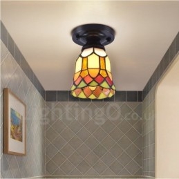 Lampada da soffitto mediterranea LED integrata 15 x 23 cm