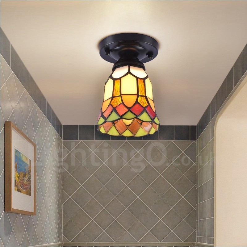 Lampada da soffitto mediterranea LED integrata 15 x 23 cm