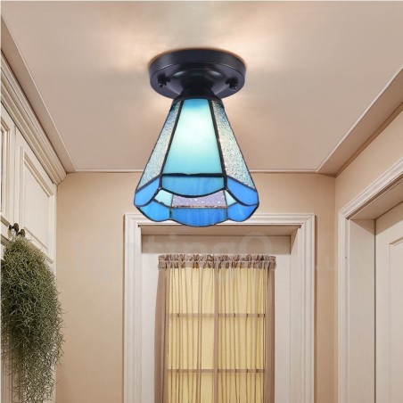 Lampada da soffitto mediterranea LED integrato 15 x 23 cm