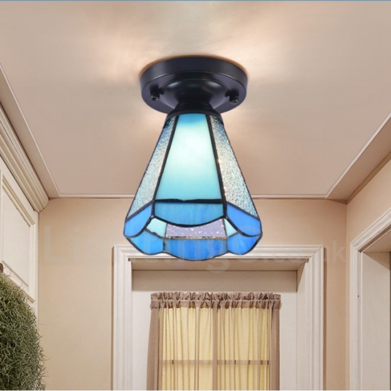 Lampada da soffitto mediterranea LED integrato 15 x 23 cm