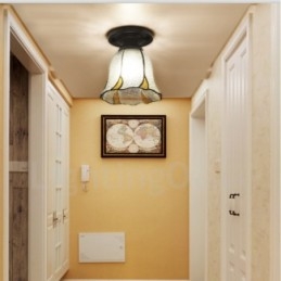 Lampada da soffitto mediterranea LED integrato 15 x 23 cm