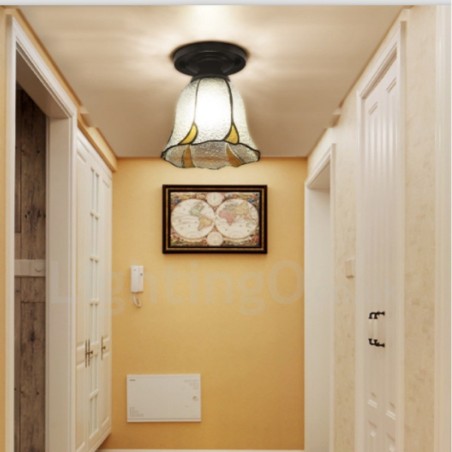 Lampada da soffitto mediterranea LED integrato 15 x 23 cm