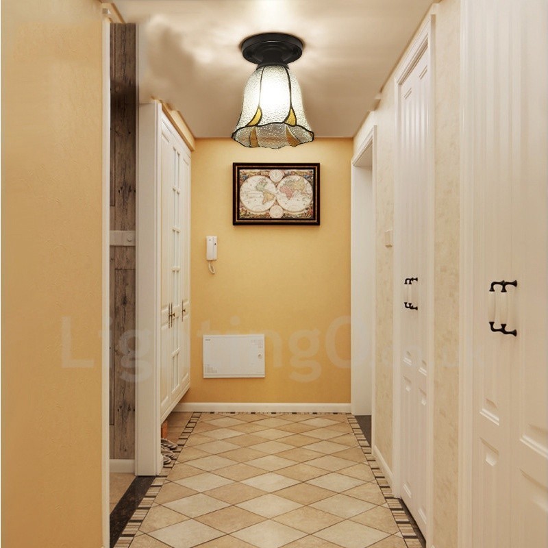 Lampada da soffitto mediterranea LED integrato 15 x 23 cm