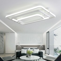 Lampada da incasso moderna contemporanea a 3 anelli con luce LED integrata