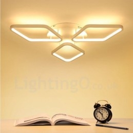 Lampada da soffitto LED integrato a 3 luci in metallo 51 x 9 cm