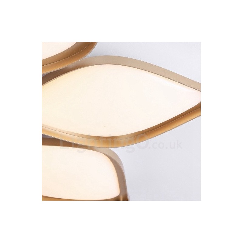 Lampada da soffitto LED integrato a 3 luci in metallo 60 x 8 cm