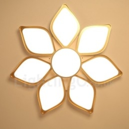 Lampada da soffitto moderna contemporanea a 8 luci con LED integrato in metallo 80x12 cm