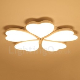 Lampada da soffitto moderna a 5 luci con LED integrato in metallo 62 x 8 cm