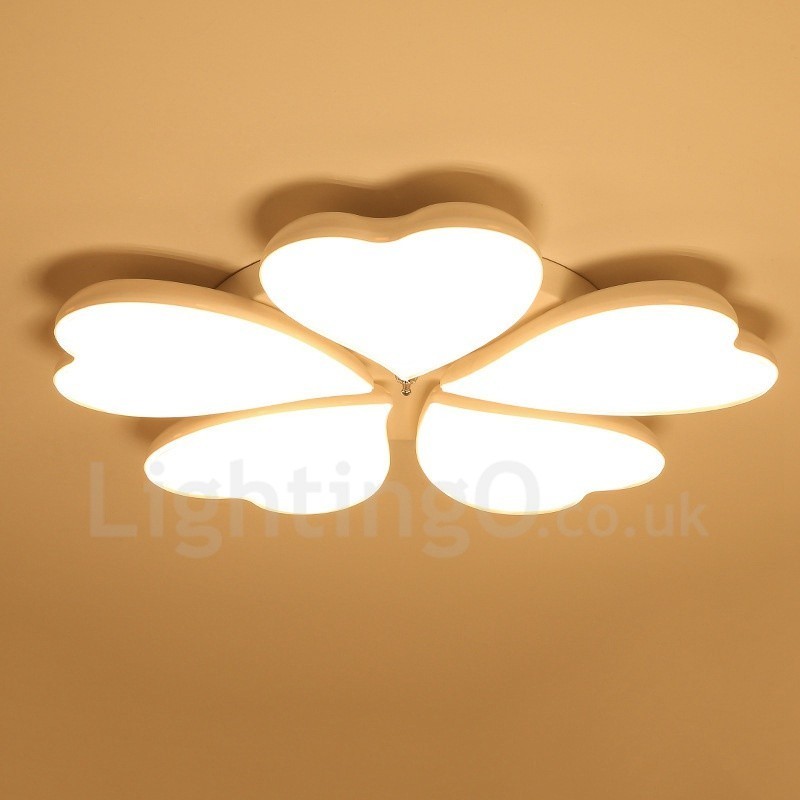 Lampada da soffitto moderna a 5 luci con LED integrato in metallo 62 x 8 cm