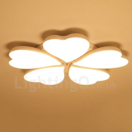 Lampada da soffitto moderna a 5 luci con LED integrato in metallo 62 x 8 cm
