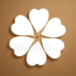 Lampada da soffitto contemporanea a 6 luci con LED integrato in metallo 65 x 8 cm